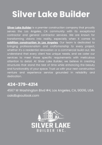 Silver Lake Builder