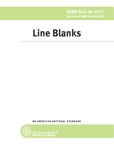 ASME B16.48-2015 Line Blanks