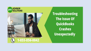 Why QuickBooks Crashes Unexpectedly and How to Fix It