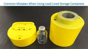 Common Mistakes When Using Lead Lined Storage Containers