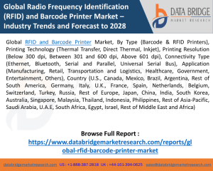 RFID and Barcode Printer