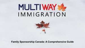 Family Sponsorship Program Canada