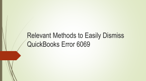 QuickBooks Error 6069: How to Fix This Common Issue