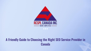 Selecting an SEO Service in Canada