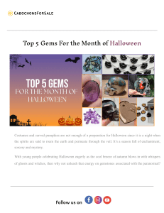 Top 5 Gems For the Month of Halloween.docx