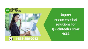 QuickBooks Error 1603 Fixing Installation Problems Efficiently