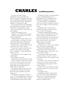 Charles Short Story by Shirley Jackson