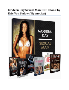 Modern Day Sexual Man PDF eBook by Eric Von Sydow (Hypnotica)