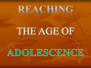 age of adolescence-ppt