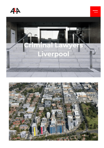 Criminal Lawyers Liverpool