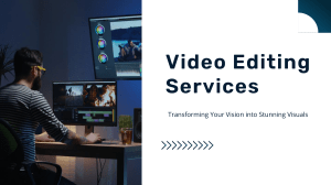 Create Impactful Videos with Our Professional Editing Team!