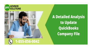 How to Easily Update QuickBooks Company File for Smooth Operation