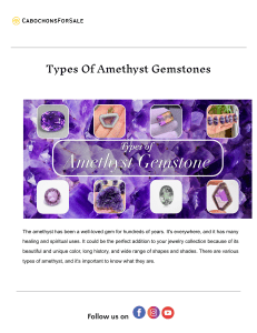 The Royal History of Amethyst: A Gemstone of Nobility