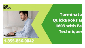 How to Resolve QuickBooks Error 1603 Installation Issue