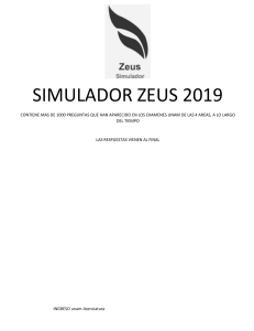 Simulador Examen UNAM: Química y Español