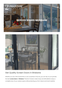 Screen Doors Brisbane