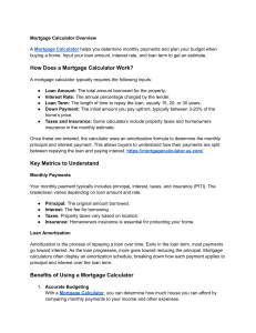 Mortgage Payment Calculator