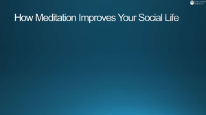 Meditation & Social Life: How It Improves Relationships