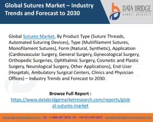 Sutures Market