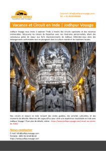 Vacance et Circuit en Inde