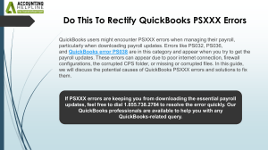 An easy method to resolve QuickBooks Error Code PS038