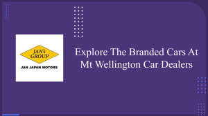 Explore The Branded Cars At Mt Wellington Car Dealers