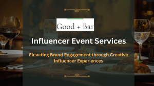 Good + Bar Brand Activation Services & Corporate Event Planning - Non-Alcoholic Bar