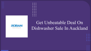 Get Unbeatable Deal On Dishwasher Sale In Auckland