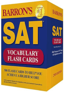 READING Barron s SAT Vocabulary Flash Cards 500 Flash Cards to Help You Achieve a Higher Score