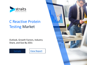 C Reactive Protein Testing Market Report: Comprehensive Trends and Future Projections for Informed Investment Decisions, Forecast by 2031