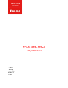 Plantilla Portada Trabajo Académico