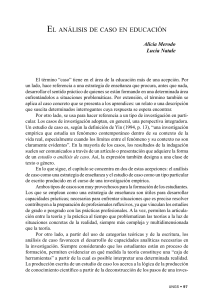 Análisis de Caso en Educación: Estrategias y Estudios