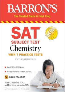 BEST BOOK SAT Subject Test Chemistry with 7 Practice Tests Barron s SAT 