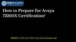 How to Prepare for Avaya 72301X Certification