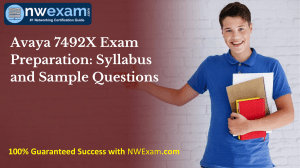 Avaya 7492X Exam Preparation: Syllabus and Sample Questions