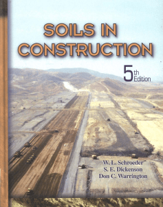 Soils in Construction 5th Ed