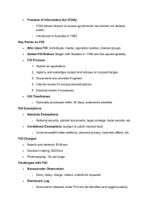 Lei de Liberdade de Informação (FOIA): Guia Completo