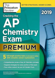 AMAZING BOOK Cracking the AP Chemistry Exam 2019 Premium Edition 5 Practice Tests  Complete 