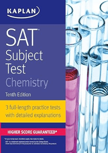 AMAZING BOOK SAT Subject Test Chemistry Kaplan Test Prep 