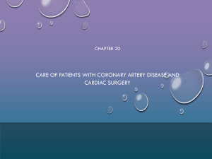 Coronary Artery Disease & Cardiac Surgery Care