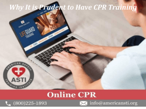 Why It is Prudent to Have CPR Training