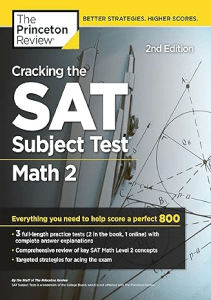 THE BOOK Cracking the SAT Subject Test in Math 2 2nd Edition Everything You Need to Help Score 