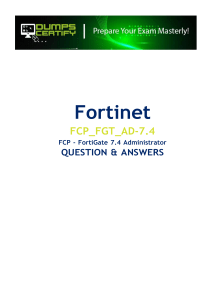 Fortinet FCP_FGT_AD-7.4 Exam Questions & Answers