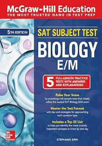 READING McGraw Hill Education SAT Subject Test Biology E M Fifth Edition