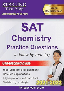 AMAZING BOOK Sterling Test Prep SAT Chemistry Practice Questions High Yield SAT Chemistry 