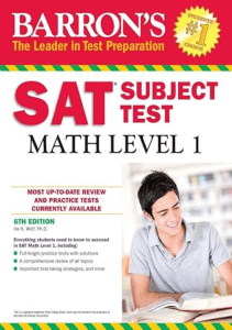 AMAZING BOOK Barron s SAT Subject Test Math Level 1