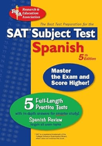 THE BOOK SAT Subject Test Spanish 5th Edition SAT PSAT ACT College Admission Prep 