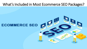 What’s Included in Most Ecommerce SEO Packages