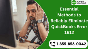 How to Fix QuickBooks Error 1612 Easily and Quickly