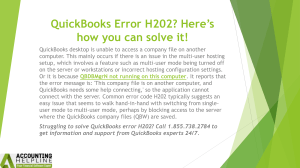 Essential steps to resolve QBDBMgrN Not Running On This Computer